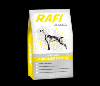 Zestaw Rafi Classic z drobiem 10 kg + Rafi Classic z jagnięciną 10 kg