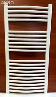 GRZEJNIK łazienkowy 55x100 biały łuk drabinka 557W 90°C