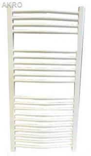 GRZEJNIK łazienkowy 60x100 biały łuk drabinka 586W 90°C