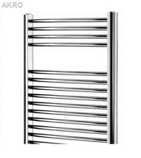 GRZEJNIK łazienkowy 60x80 CHROM prosty drabinka 329W 90°C