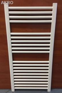 GRZEJNIK łazienkowy 65x100 biały prosty drabinka 635W 90°C