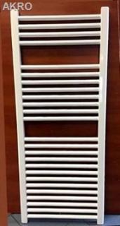 GRZEJNIK łazienkowy 65x120 biały prosty drabinka 783W 90°C
