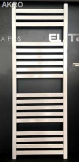 Grzejnik łazienkowy AKRO biały płaski 120x43 466W rozstaw 40cm
