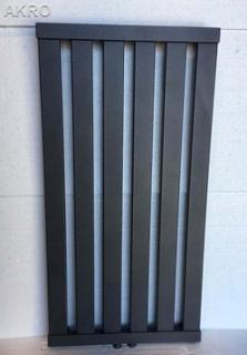 Grzejnik łazienkowy dekoracyjny 100x52 grafit rozstaw 50cm