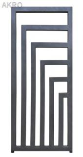 Grzejnik łazienkowy dekoracyjny KORFU 100x52 GRAFIT