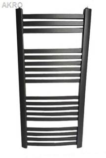 Grzejnik łazienkowy KRETA łuk antracyt 120x67 611W rozstaw 60cm