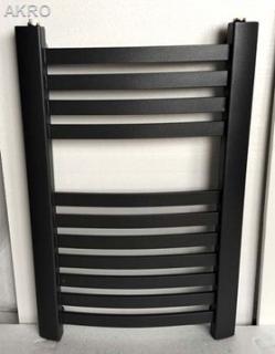 Grzejnik łazienkowy KRETA łuk antracyt 71x47 285W rozstaw 40cm