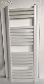 Grzejnik łazienkowy KRETA łuk biały 120x47 466W rozstaw 40cm