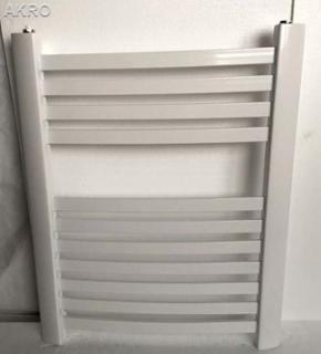 Grzejnik łazienkowy KRETA łuk biały 71x67 419W rozstaw 60cm