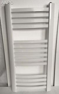 Grzejnik łazienkowy KRETA łuk biały 95x47 390W rozstaw 40cm