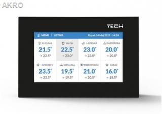 TECH ST-16S WiFi do 16 stref grzewczych CZARNY