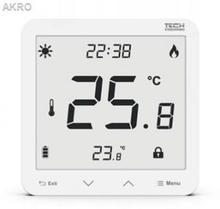 Tech ST-297V2 regulator pokojowy radiowy biały