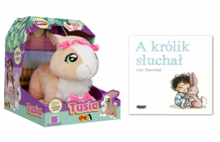 2w1 A królik słuchał + Tusia - królik interaktywny