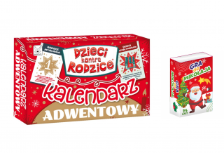 2W1 Gra od Mikołaja Mini + Dzieci kontra Rodzice. Kalendarz Adwentowy