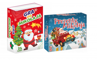 2W1 Gra od Mikołaja Mini + Prezenty Mikołaja