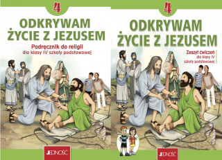 2w1 Katechizm 4 Podręcznik Odkrywam życie z Jezusem Nowy + Katechizm 4 Ćwiczenia Odkrywam życie z Jezusem Nowy