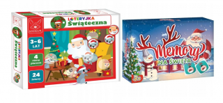 2W1 Loteryjka Świateczna +Memory na Święta