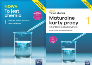 2w1 NOWA To jest chemia 1 Podręcznik ZR 2024 + Maturalne karty pracy