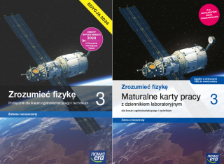 2w1 Nowe fizyka Zrozumieć fizykę podręcznik 3 liceum i technikum zakres rozszerzony + maturalne karty pracy