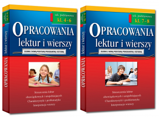 2w1 Opracowania lektur i wierszy szkoła podstawowa klasa 4-6 + klasa 7-8