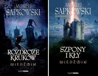 2w1 Wiedźmin Rozdroże Kruków + Szpony i kły