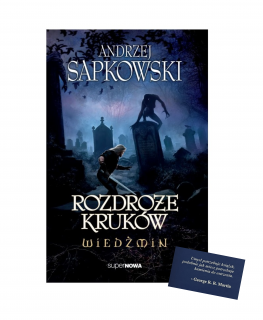 2w1 Wiedźmin Rozdroże Kruków + Zakładka magnetyczna z cytatem - Selkar