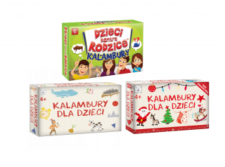 3W1 Dzieci kontra Rodzice Kalambury + Kalambury dla dzieci+ Kalambury Gra świąteczna