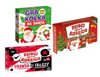 3W1 MAGIA ŚWIĄT+ PRAWDA CZY FAŁSZ? + GRA W KÓŁKA NA ŚWIĘTA
