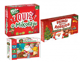 3W1 MAGIA ŚWIĄT+ QUIZ O MIKOŁAJU+ LOTERYJKA ŚWIĄTECZNA