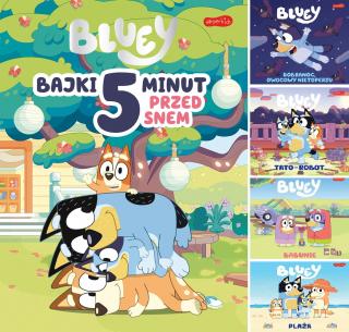 5W1 BLUEY BAJKI 5 MINUT PRZED SNEM + PLAŻA + BABUNIE + DOBRANOC + TATOROBOT