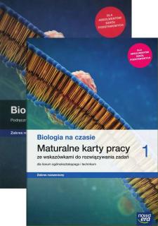 Biologia na czasie 1 Podręcznik Zakres rozszerzony + Biologia na czasie 1 Maturalne karty pracy Zakres rozszerzony