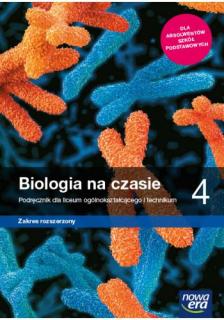 Biologia na czasie 4 Podręcznik Zakres rozszerzony