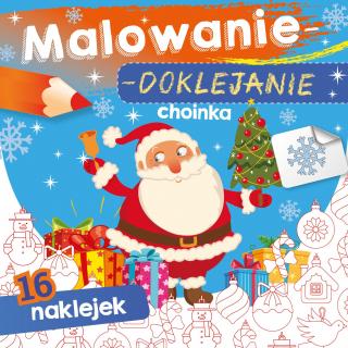 Choinka. Malowanie-doklejanie