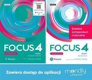 Focus 4 Podręcznik + ćwiczenia + kod  Mondly