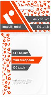 Koszulki Mini European 44x68 (100szt) REBEL