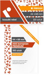 Koszulki Mini European Premium 44x68 (100szt)REBEL