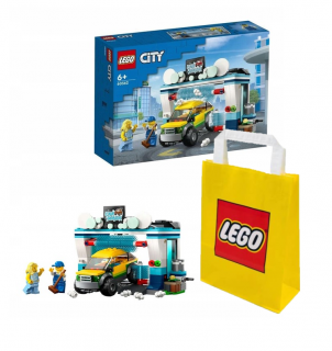 Lego CITY 60362 Myjnia samochodowa + LEGO Torba papierowa średnia 6315792