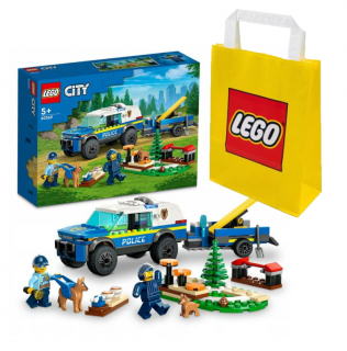 LEGO City Szkolenie psów policyjnych w terenie 60369 + LEGO Torba papierowa średnia 6315792