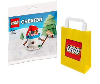 LEGO CREATOR 30645 Bałwan + LEGO Torba papierowa mała 6315786