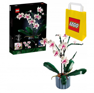 Lego ICONS 10311 Orchidea + LEGO Torba papierowa średnia 6315792