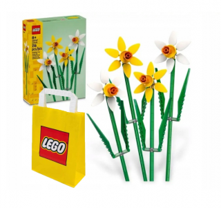 Lego MERCHANDISE 40747 Żonkile + LEGO Torba papierowa mała 6315786