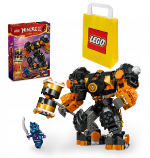 Lego NINJAGO 71806 Mech żywiołu ziemi Cole'a + LEGO Torba papierowa średnia 6315792