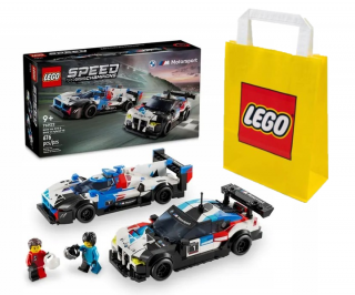 Lego SPEED CHAMPIONS 76922 BMW M Hybrid V8 + LEGO Torba papierowa średnia 6315792