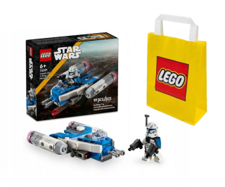 LEGO STAR WARS 75391 Mikromyśliwiec Y-Wing Kapitana Rexa + LEGO Torba papierowa mała 6315786