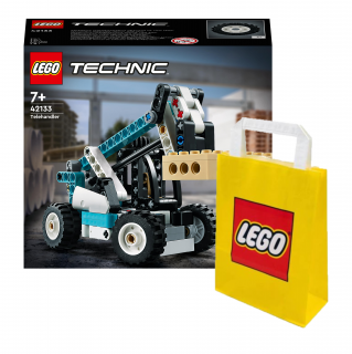 Lego TECHNIC 42133 Ładowarka teleskopowa + LEGO Torba papierowa mała 6315786