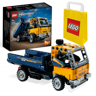 Lego TECHNIC 42147 Wywrotka + LEGO Torba papierowa mała 6315786