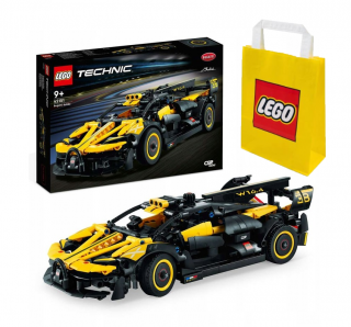 Lego TECHNIC 42151 Bugatti Bolide + LEGO Torba papierowa średnia 6315792