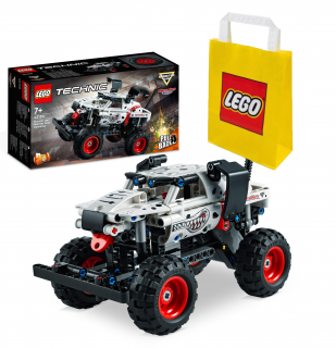 Lego TECHNIC Monster Jam Monster Mutt Dalmatian + LEGO Torba papierowa średnia 6315792