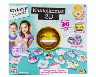 Naklejkomat 3D – Zestaw do tworzenia naklejek 3D