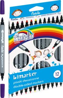 Pisaki Bimarker dwustronne 12 sztuk